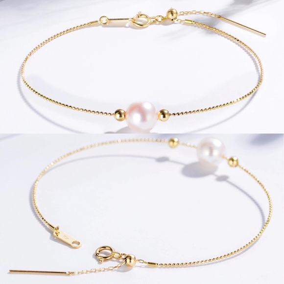 18k gold half rigid wire bracelet - Picture 3 of 7